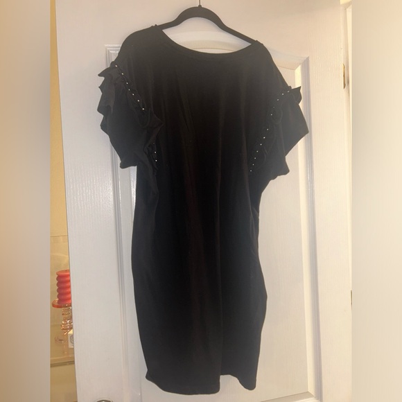 Forever 21 Studded Ruffle Sleeve Dress - Picture 2 of 5